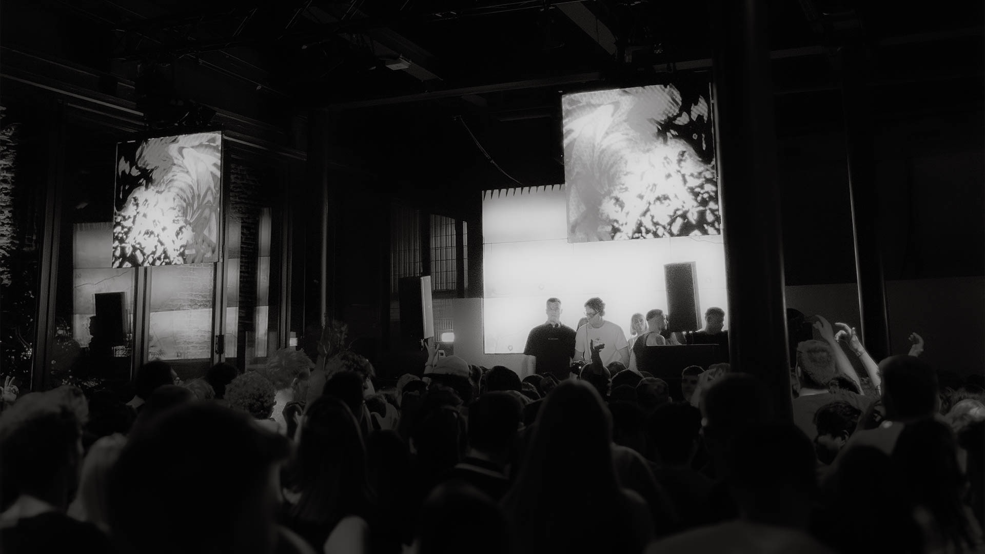 DJ performing in front of a crowd